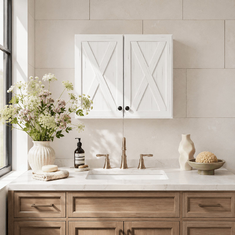 24" Laundry Wall Amount Cabinet
