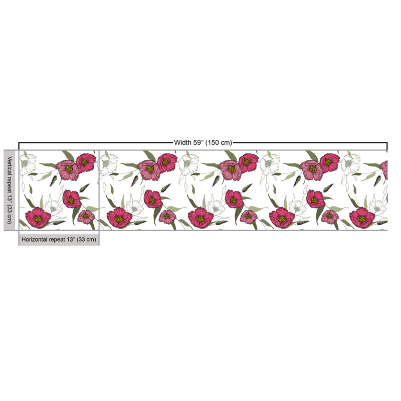 Parise Gracious Poppy Fabric