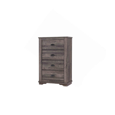 Armoire de chevet contemporaine à 4 tiroirs 1Pc