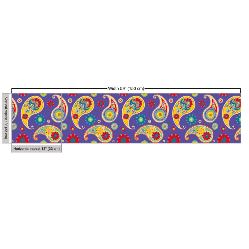Cheena Floral Ornamentals Eastern Multi-Purpose Fabric