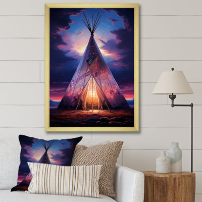 Native Tipi Sacred Visions - Imprimé