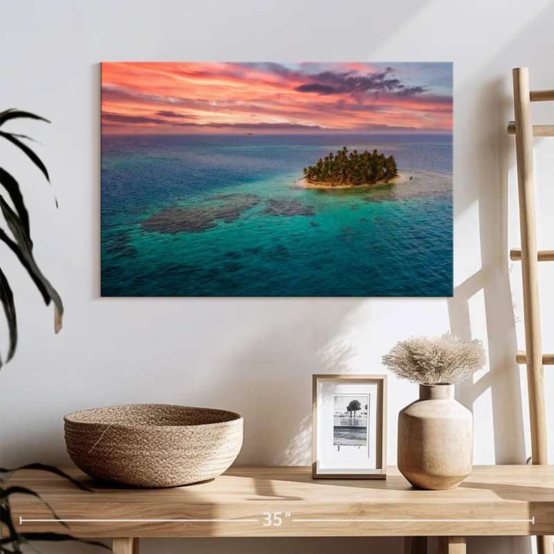 Nicci, île déserte de San Blas, H 16 po x l 24 po