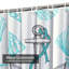 Rideau de douche imperméable avec 12 crochets-654040025