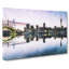 Auckland Skyline In New Zealand Painting - Wrapped Canvas-56655466
