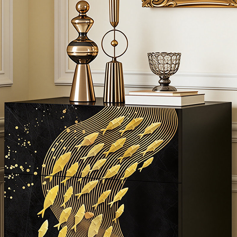 Commode décorative 4 tiroirs
