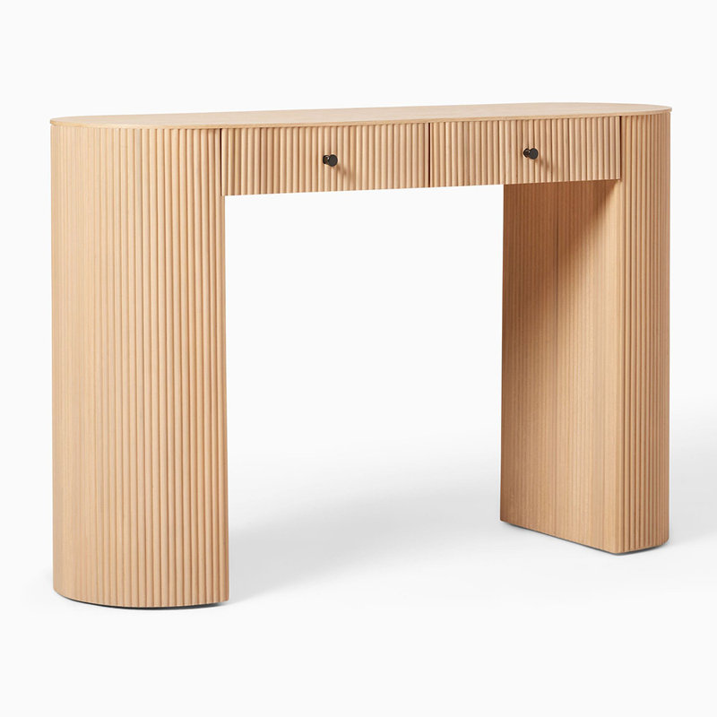 Console moderne de style nordique, H 29,9 po x l 55,1 po x P 15 po