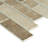Montessa Sierra Sunset Interlocking 11 in. x 11 in. Glossy Glass Mosaic Wall Tile