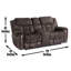 Causeuse inclinable 79 po Redwan