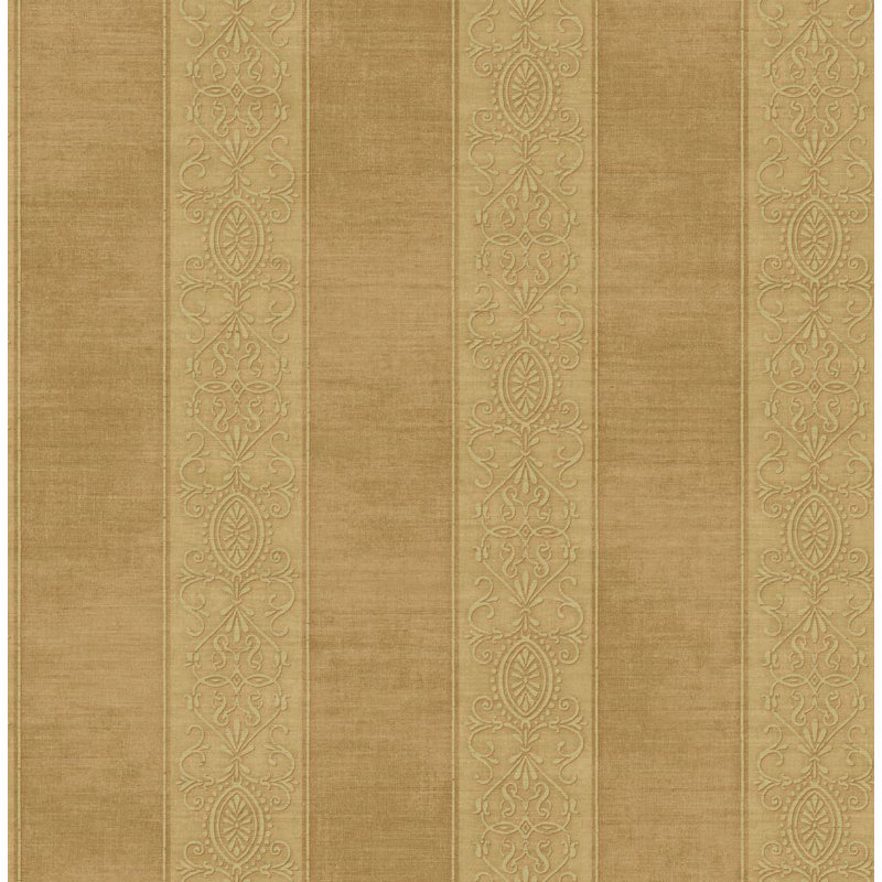 Rouleau de papier peint L 33 pi x l 20,5 po Akeiya, Châtaignier métallique