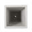 13" Outdoor Modern MGO Small Cast Stone Planter, White-456111213-456111208