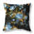 Bleu / noir / floral jaune