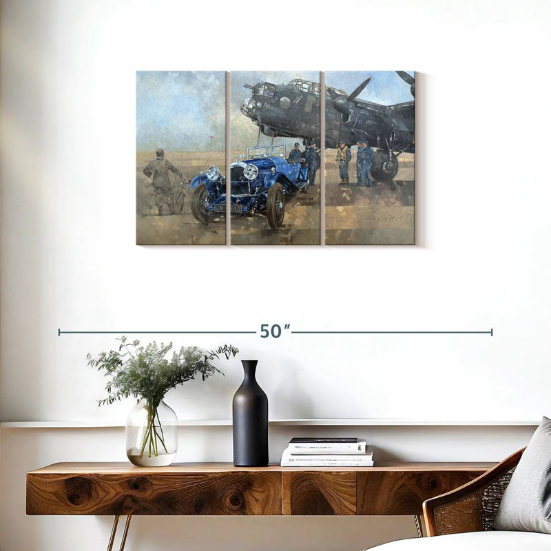Mehar Able Mable And The Blue Lagonda, 20" H x 33" W
