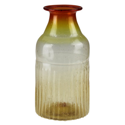 Vase en verre Mid-Century