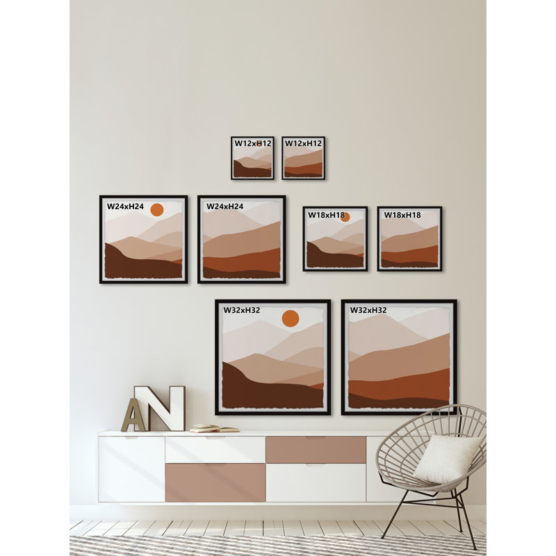 I Climb Mountains Diptych, L 12 po x H 12 po