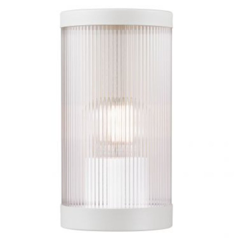 Outdoor Bulkhead Light, White