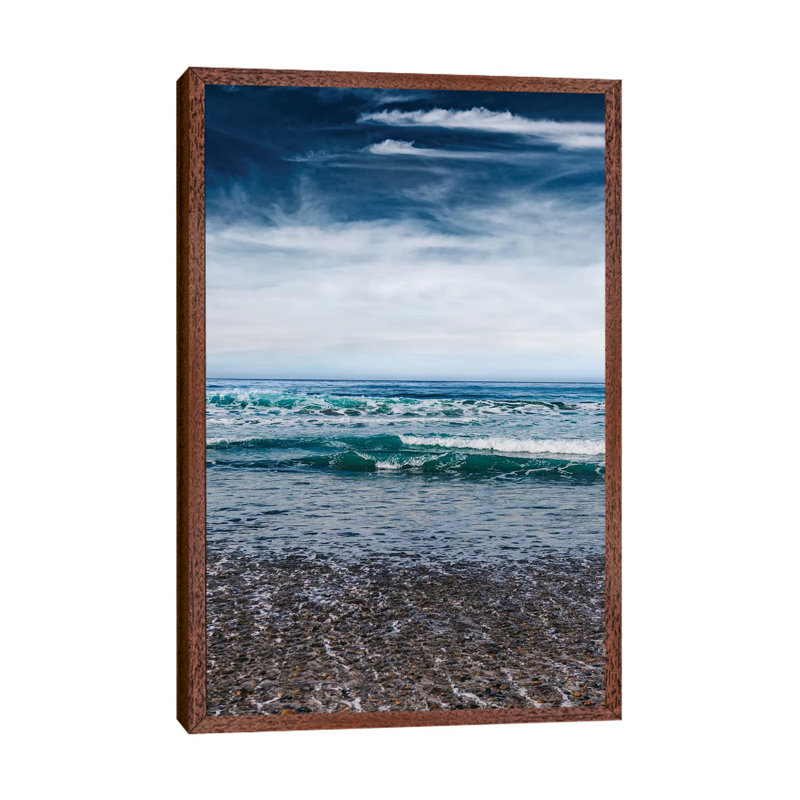 Torrey Pines San Diego III by Bethany Young - Print on Canvas, 101.6cm H x 66.04cm W x 3.81cm D, Classic Brown Wood Framed