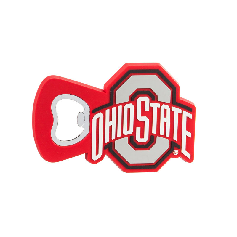 Ouvre-bouteille magnétique en PVC de l'Université Ohio State