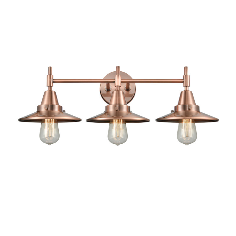 Krysia 3 - Light Dimmable Vanity Light, Antique Copper, Antique Copper