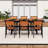 Outdoor Dining Set Including Six Chairs And A Table