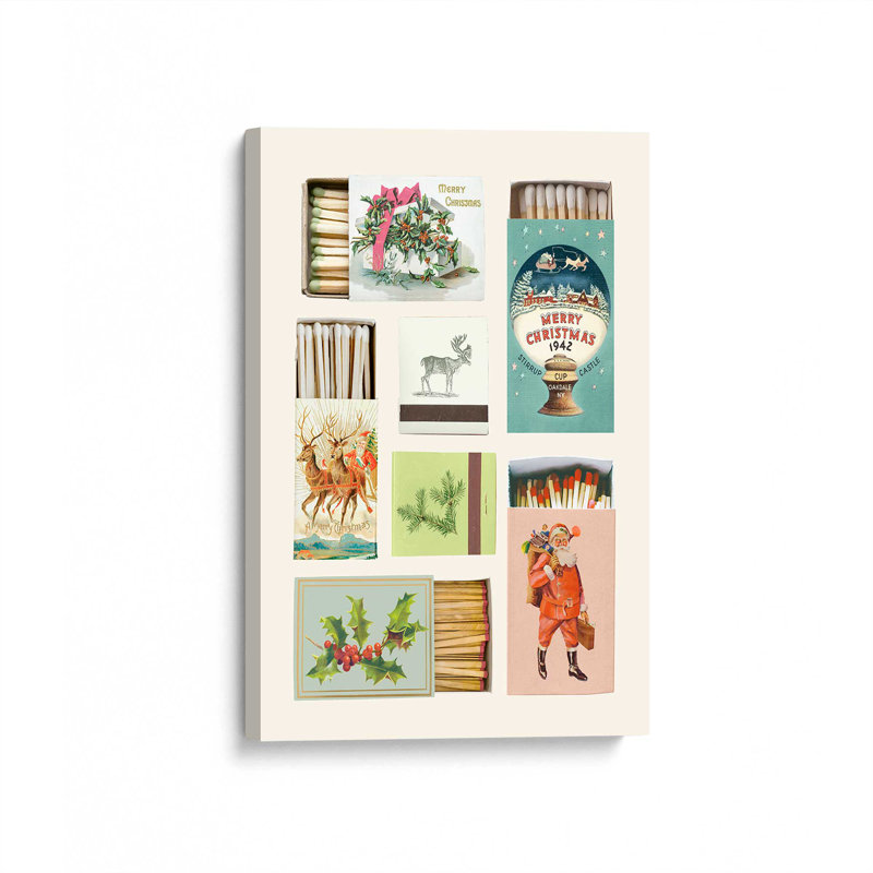 «Merry Matchboxes II» par Victoria Barnes, reproduction d'art sur toile, H 30 po x l 20 po, Toile tendue, Ne s’applique pas