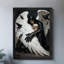 «Black Falled Vintage Fallen Angel Wall Art», impressions de style rétro-1793874509