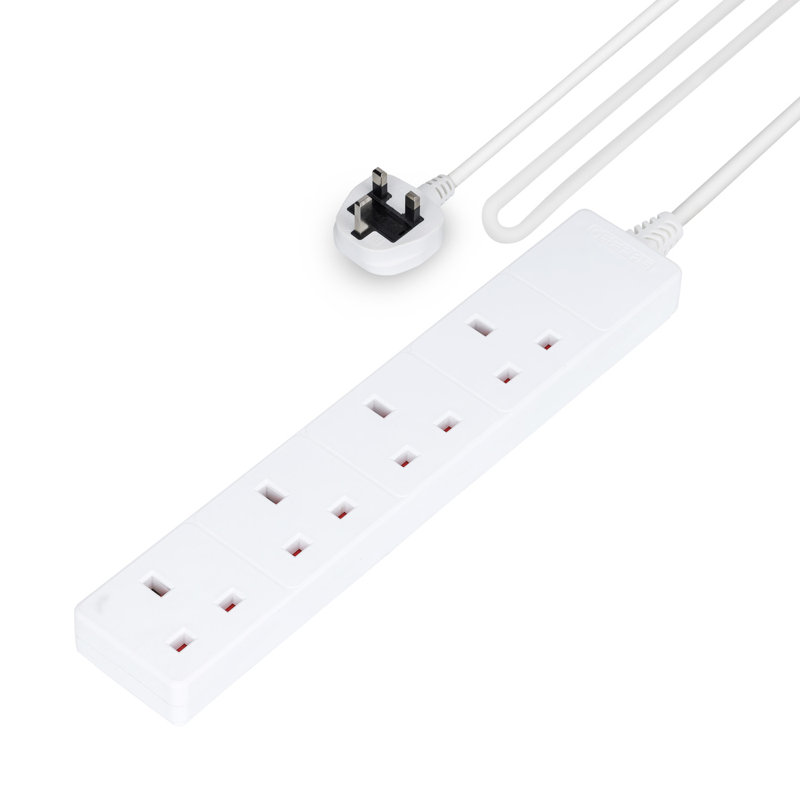 4 Gang Extension Rod, 2.6cm H x 5cm W x 528.45cm D