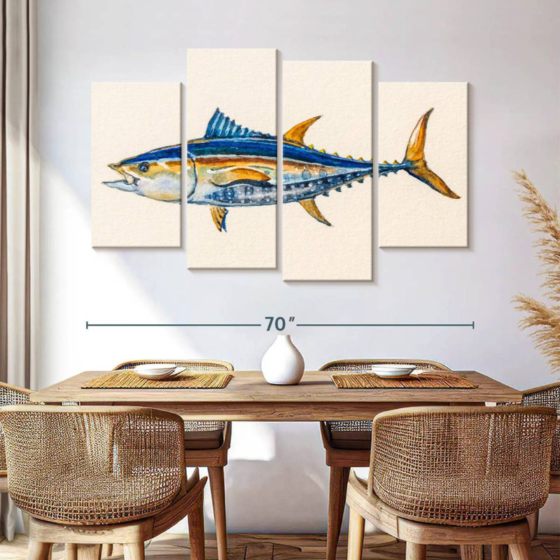 Brampt Exotic Tuna, 42" H x 68" W