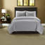 Ensemble de literie réversible en coton très grand californien, confort matelassé moderne