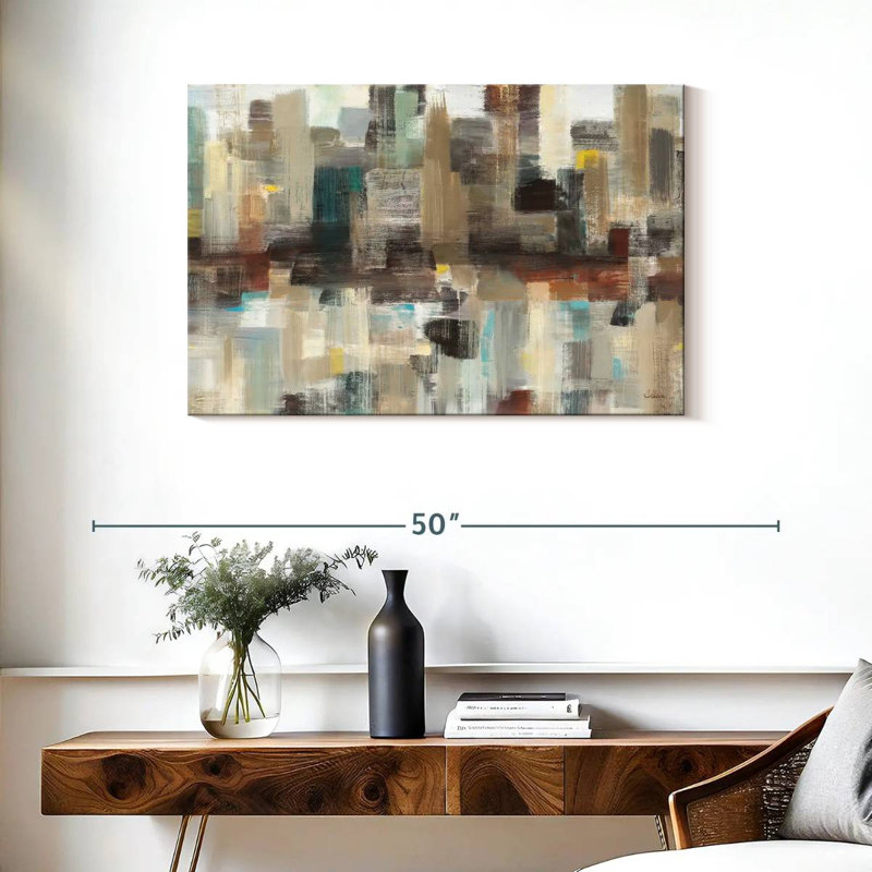Sidewalks, 24" H x 36" W