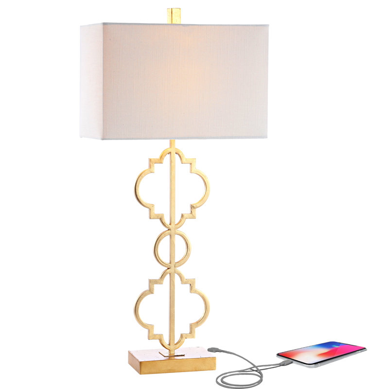 Selina Metal USB Table Lamp