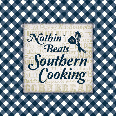 Southern Cooking - Wrapped Canvas Print