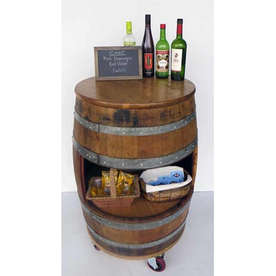 27 " L Solid Wood Mini Bar