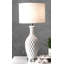Lampe de table ivoire Book 28 "