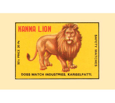« kanna lion », impression
