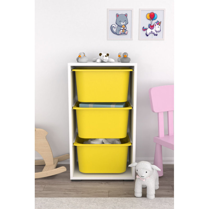 Armoire polyvalente, Jaune