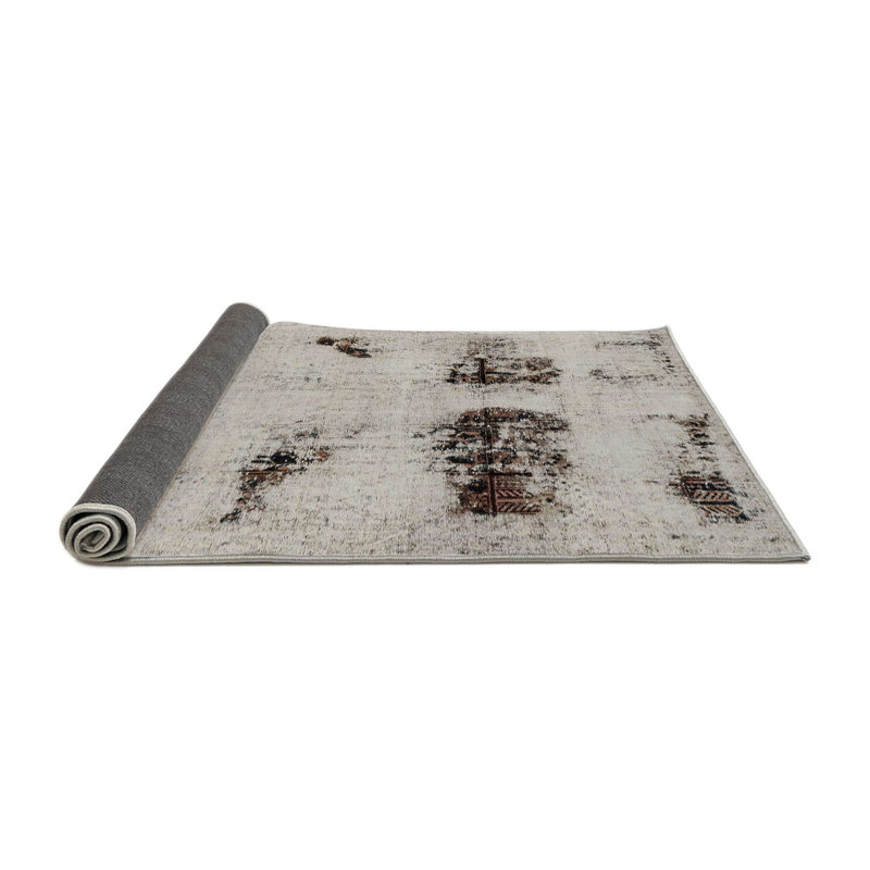 Abstract Indoor Rug, Round 5'