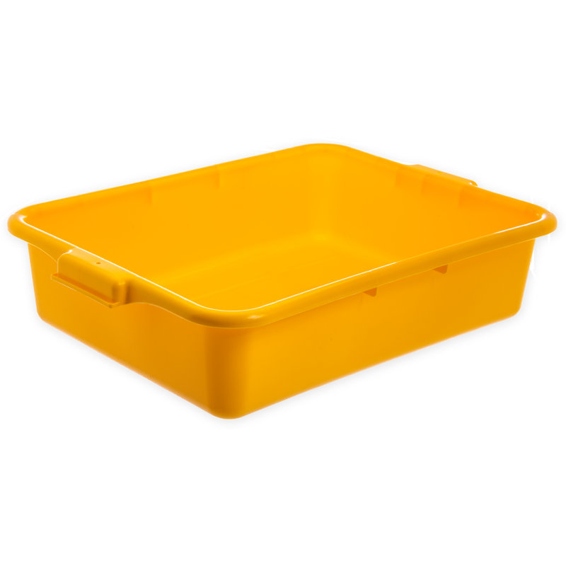 Boîte fourre-tout Comfort Curve ™, H 5 po x l 15 po x P 20 po, Jaune