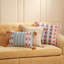 Housse et insert de coussin rectangulaire 100% coton Desert Sky