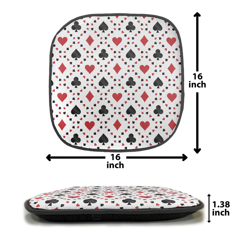 Outdoor 1.38'' Dining Chair Seat Cushion