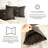 100% Linen Lumbar Pillow Cover 12 X 20 Inch Set Of 2 Rectangular Decorative Pillow Cover With Vintage Triple Coconut Button-120471703