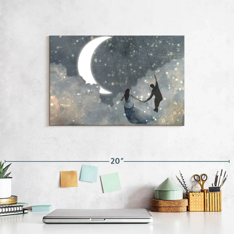 Kelan Magical Celestial Love I, 8" H x 12" W