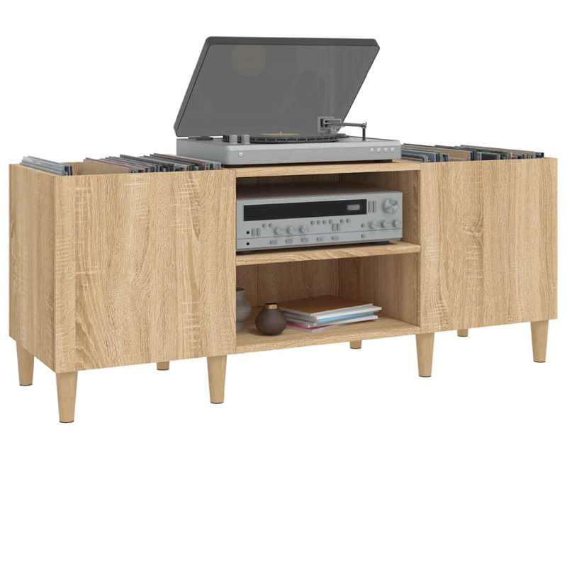 Unfinished TV Stand for TVs up to 55", Sonoma Oak