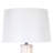 Sculpted Elegance Ceramic Table Lamp - White Sand - Set of 2