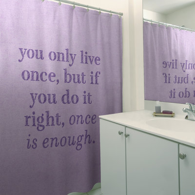 Shower Curtain with Liner Included