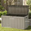 Coffre de terrasse verrouillable 75 gallons avec roulettes Decksplore-112807115