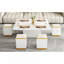 Table basse à plateau relevable avec tabourets de rangement, table centrale moderne avec plateau pliable, table basse réglable multifonctionnelle pour le salon-2090116614