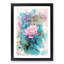Colourful Water Lily in Abstract - Picture Frame Graphic Art Print-55686316-55686317