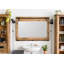 Railway Solid Wood Rectangle Mirror
