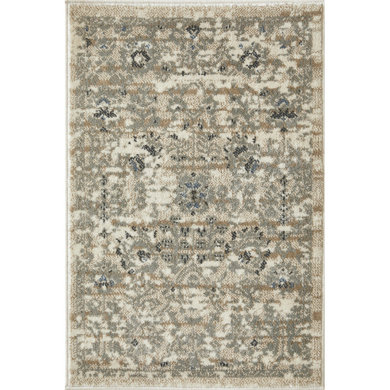 Floral Indoor Rug, Rectangle 2' x 3'