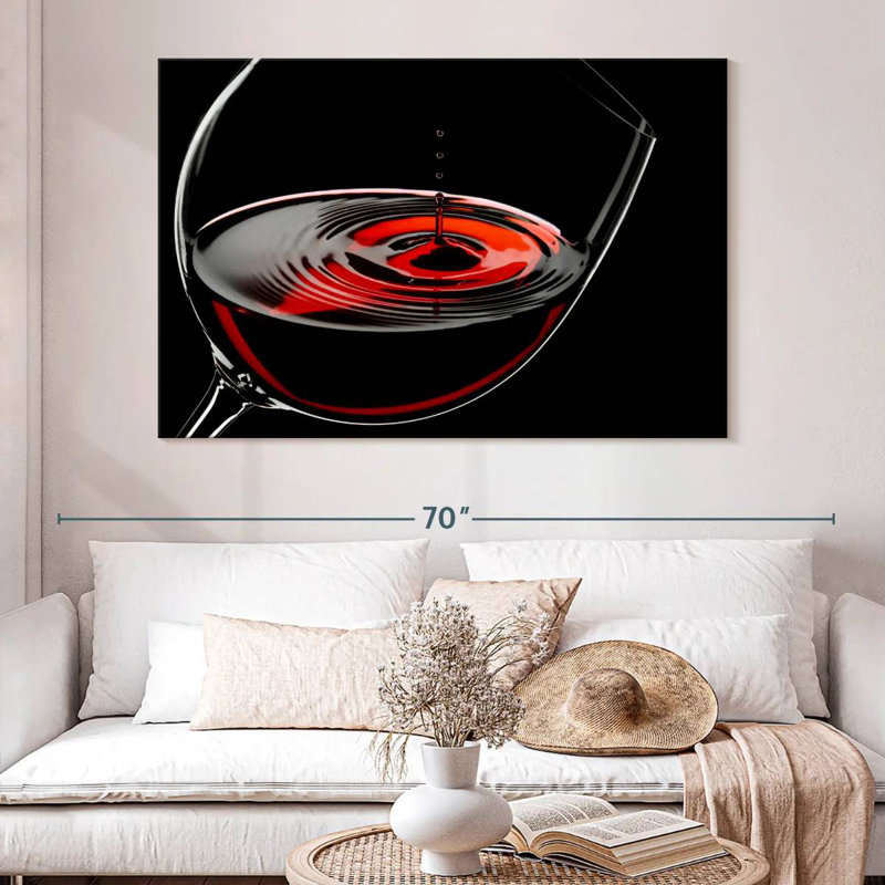 Yarlin Aromatic Red Wine, 24" H x 36" W